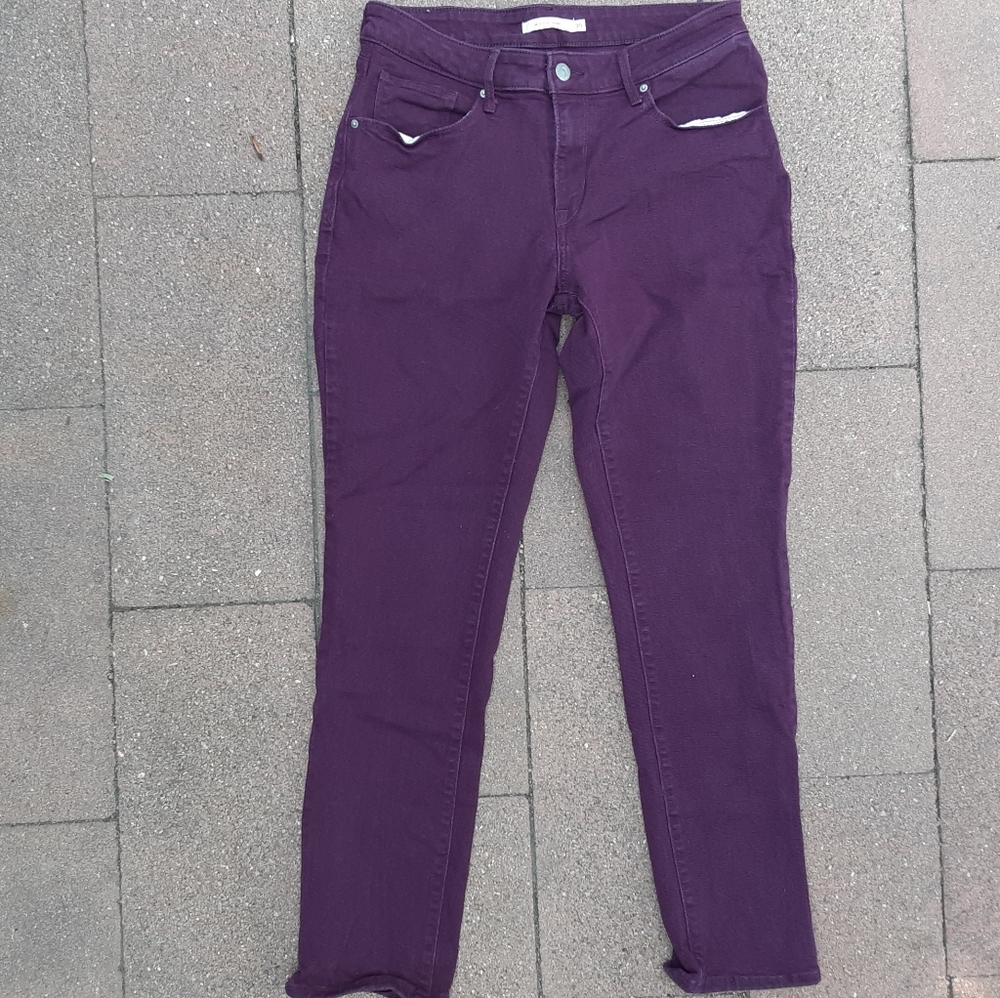 Levi's Skinny Jeans Purple 30